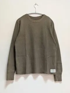 ANATOMICA アナトミカ サーマル 長袖カットソー オリーブ S