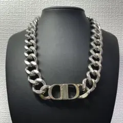 Dior STUSSY ロゴ ネックレス レッド シルバー金具 メタル Dior STUSSY ロゴ ネックレス レッド シルバー金具 メタル - Mercari