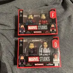 MARVEL STUDIOS キューブリック・ベアブリック 2体セット　D賞F賞