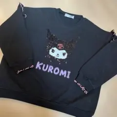 Kuromi トレーナー ブラック 130