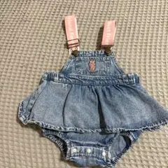 futafutaベビーデニムサロペット ロンパース 원피스 70cm