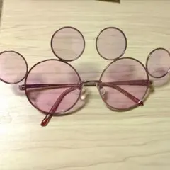 ミッキー ファッショングラス サングラス ピンク ハート柄のサムネイル