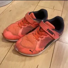 18cm PUMA プーマ スニーカー　キッズ　オレンジ