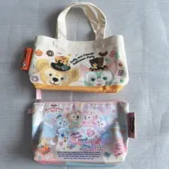 ディズニー ダッフィー ミニトート ポーチ セット