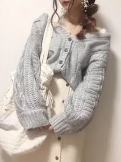 oneafteronotherNICECLAUP カーディガン