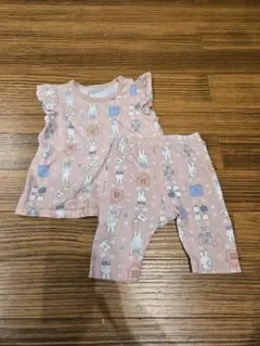 ユニクロ　ベビー　ミッフィー　Tシャツ　レギンス　セットアップ　80cm