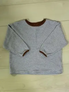 韓国子供服　90 トップス　ボーダー　minirobe 2 ロンT