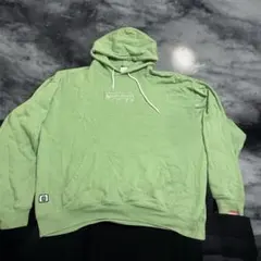 グリーン フード付き パーカー