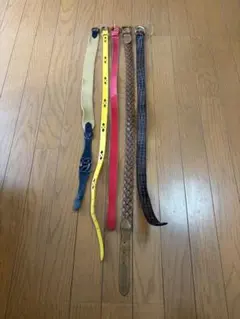 Ⓜ️カラフルなベルトセット（5本）
