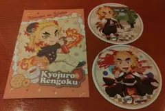 【即落OK】鬼滅の刃 ufotable 煉獄杏寿郎 ポストカード コースター