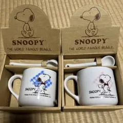 ⭐︎お値下げ⭐︎SNOOPY スヌーピー マグカップ 2個セットスプーン付き