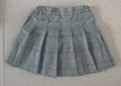 GLOBAL WORK チェック柄プリーツスカート　140cm