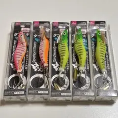 ダイソー タコエギ 3号 ピンク 2個 イエロー 3個 計5個のサムネイル