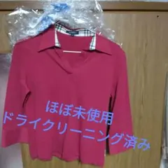 BURBERRY LONDON ピンク ポロシャツ S