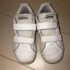 adidas アディダス　スニーカー 白　子供　靴　キッズ　16cm