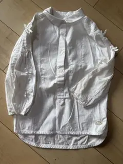 BURBERRY 子供用 ホワイト長袖シャツ