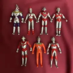 【ウルトラマン】フィギュア7体セット(1990年代)12.5cmサイズ
