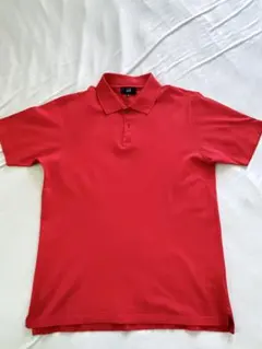 dunhill ポロシャツ 半袖 M RED ワンポイントロゴ コットン100%のサムネイル