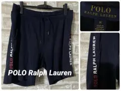 ラルフローレン　メンズM ハーフパンツ　スウェット　ロゴライン　ショートパンツ