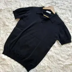 極美品✨ジョンスメドレー 30G ニットVネック Tシャツ スキッパー 極美品✨ジョンスメドレー 30G ニットVネック Tシャツ スキッパー