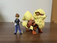 ポケモンスケールワールド カントー地方 グリーン・ウインディフィギュアセット