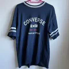 CONVERSE ALL STAR Tシャツ L ネイビー