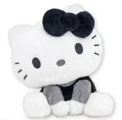 サンリオキャラクターズ モノクロおすわりドールBIGタイプ1 ハローキティ