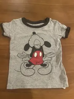ミッキーマウス Tシャツ90サイズグレーのサムネイル