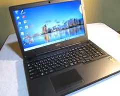 程度良好！富士通 15.6型ワイド Ryzen3 SSD256GB Win11