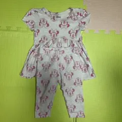 BabyGap ディズニー　ミニーマウス　上下セットアップ　パジャマ　女の子