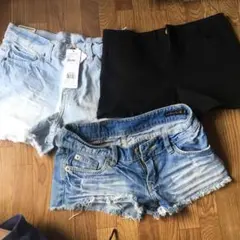 ショートパンツ 3枚セット