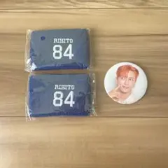 INI 池﨑理人　リストバンド　缶バッジ