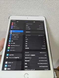 iPad mini4 128GB MK772J/A　LTE　本体のみ