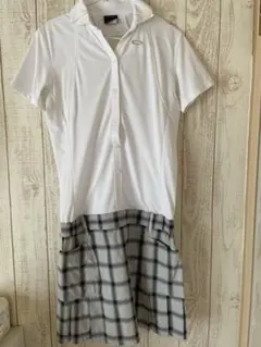 BRIEFING GOLF ノースリーブワンピース ホワイト S - メルカリ
