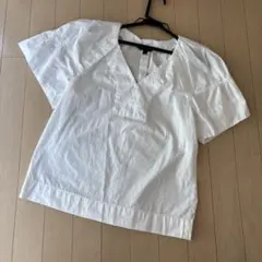 R*g様 バナリパ♡ホワイト 半袖 Vネック シャツ