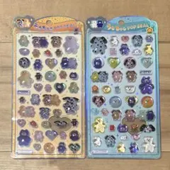 クラックス うるちゅるポップシール もじょじょじょ mojojojo 2枚セット