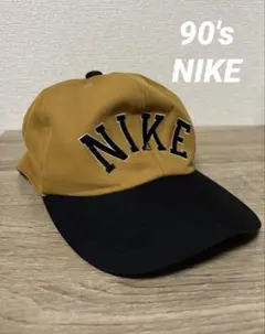 f*8様 90s NIKE トラッカー キャップ マスタード ブラック 2トーン