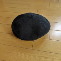 ベレー帽 黒 春 夏 秋 おしゃれ 可愛い