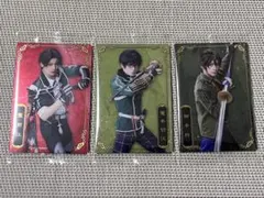 刀剣乱舞 ウエハース メタリックプラカード3枚 豊前江／籠手切江／御手杵 新品