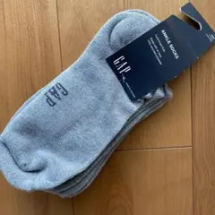 GAP アンクルソックス グレー 3足セットのサムネイル