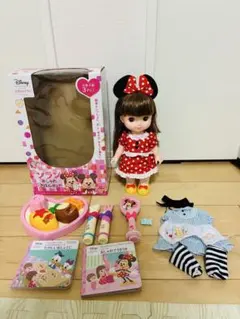 Disneyソランちゃん３点セット　人形本体　おしょくじ、アリス服セット