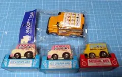SNOOPY TOWN ミニカー 3点スヌーピータウンスクールバスセットのサムネイル