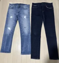 メンズ デニムパンツ 2本セット まとめ売り