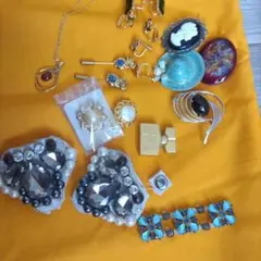 ヴィンテージ アクセサリー　アクセサリー部品　17点セット