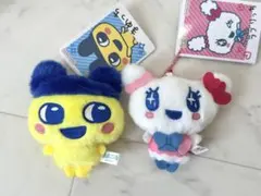 タグ付 たまごっちユニ ぷりぬいマスコット まめっち ラブリっち キーホルダー