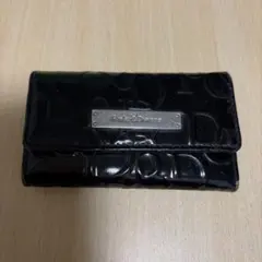 Ricky & Danner ブラック レザー キーケース