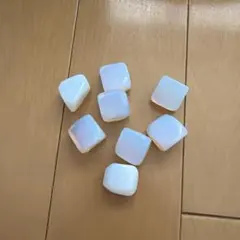 オパール オパライト　角型ルース 8個セット