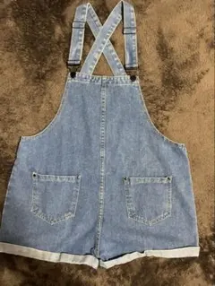 デニムサロペット Mサイズ ライトブルー