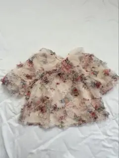 花柄　ベビードレス　80 新品タグ付き　コトリ　バースデイ