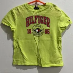 HILFIGER 蛍光イエロー Tシャツ 92